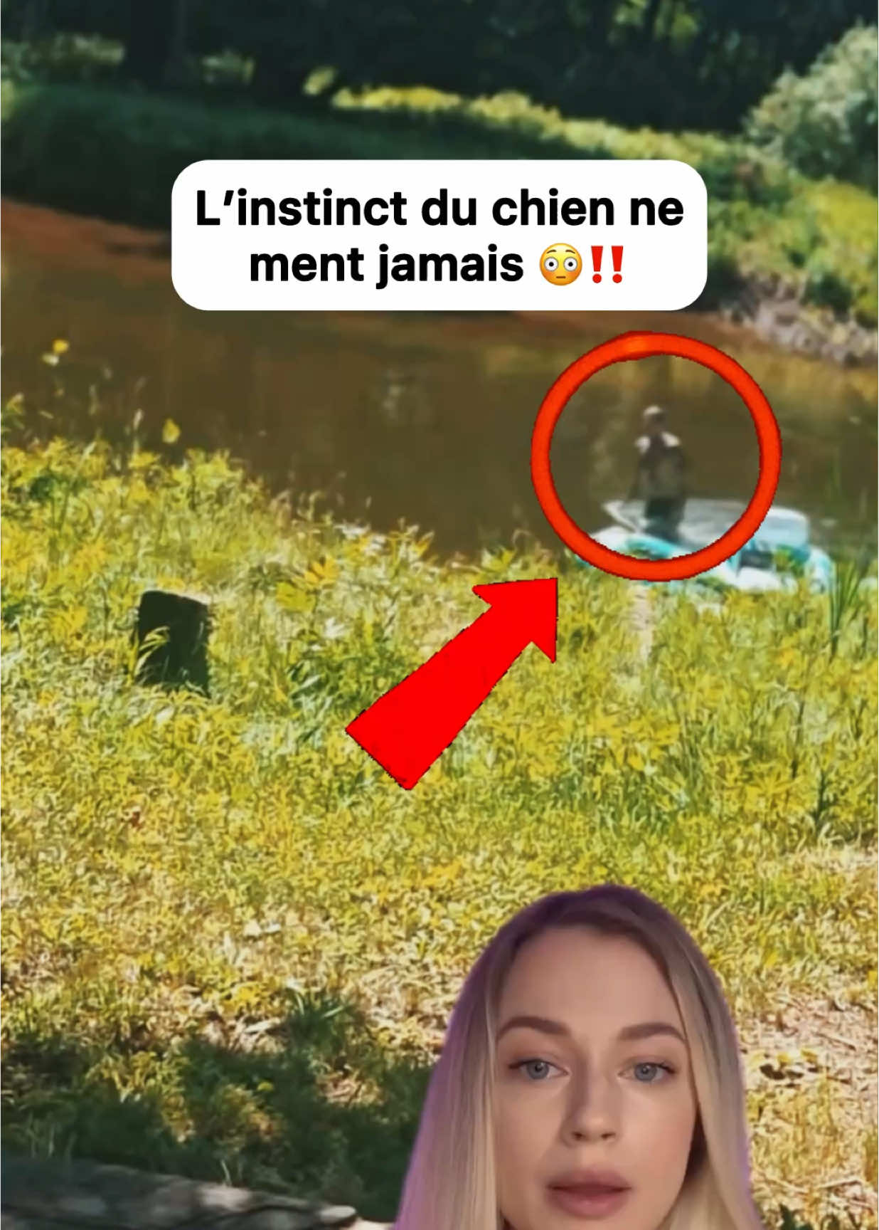 L’instinct du chien ne ment jamais 😱‼️ #horrortok #truestory #truecrime #mystery #horror 