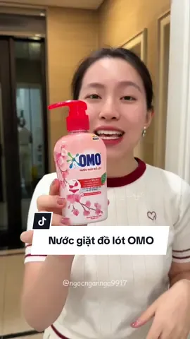 Nước giặt đồ lota OMO hương hoa anh đào #nuocgiatdolot #nuocgiatdochip #nuocgiatdolotomo #nuocgiatdolotdietkhuan #ngocngannga 