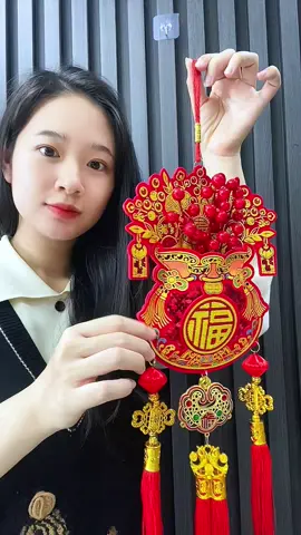 Dải treo trang trí tết năm nay đẹp quá ạ #tet #samtetbaovui #trangtritet #tet2026 #mewinreview 