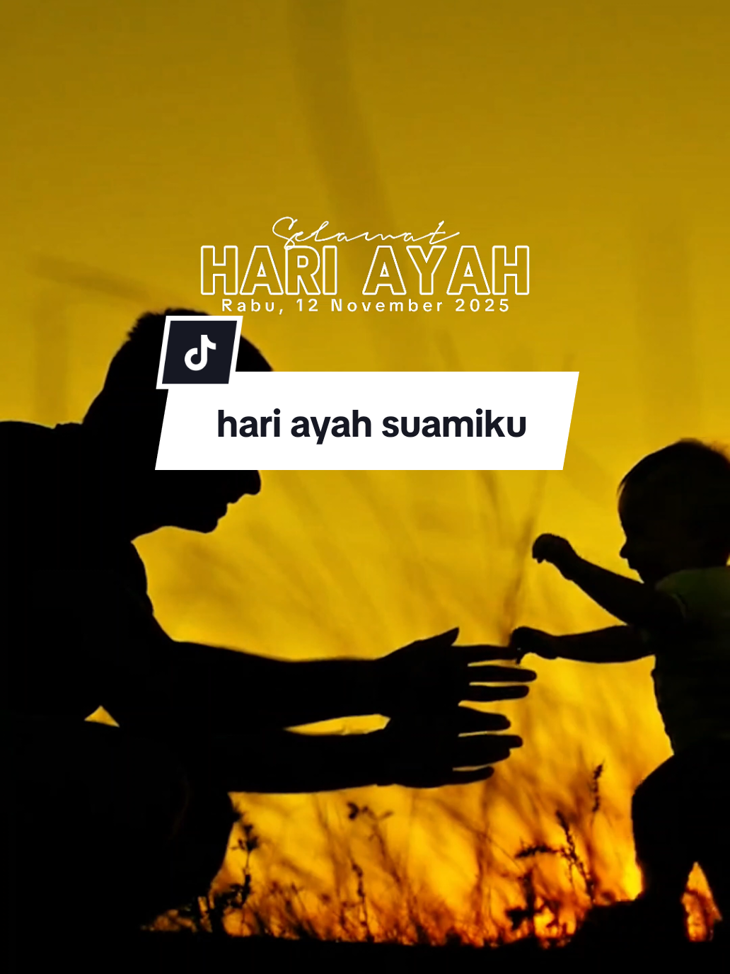 selamat hari ayah untuk suamiku #fyp #quotes #doa #hariayah #suamiistri 