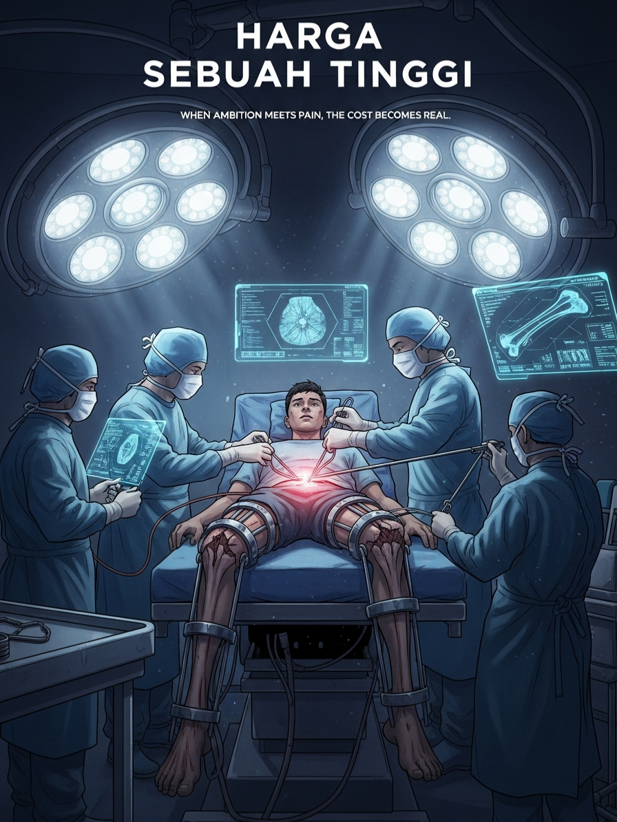 📌 Detail Faktanya: Prosedur ini dikenal dengan nama Limb Lengthening Surgery, atau operasi pemanjangan tulang. Operasi ini dilakukan oleh dokter spesialis ortopedi di berbagai negara, terutama di Korea Selatan, Amerika Serikat, dan Rusia, tempat teknologi medisnya sudah sangat maju. Prosesnya melibatkan pemotongan tulang paha (femur) lalu dipasangkan alat eksternal atau batang logam internal yang perlahan menarik tulang agar tumbuh memanjang. Tujuannya bisa karena alasan medis — seperti memperbaiki panjang kaki yang tidak seimbang — tapi kebanyakan dilakukan murni karena alasan estetika, demi menambah tinggi badan beberapa sentimeter. Operasi ini memakan waktu berbulan-bulan bahkan sampai setahun untuk pulih total. Rasa sakitnya luar biasa, karena otot, saraf, dan jaringan kulit ikut tertarik seiring pertumbuhan tulang baru. Banyak pasien menjalani terapi intensif setiap hari hanya untuk bisa berjalan normal lagi. Meski hasilnya bisa menambah tinggi hingga 8–15 cm, banyak yang menyesal karena efek sampingnya: nyeri kronis, kesulitan berjalan, bahkan trauma mental. Prosedur ini mulai ramai diperbincangkan sejak tahun 2022 saat viral di media sosial, terutama dari testimoni pasien di Korea dan Amerika. #faktaunik  #faktamenarik  #FYP  #fakesituation⚠️ #faktamedis