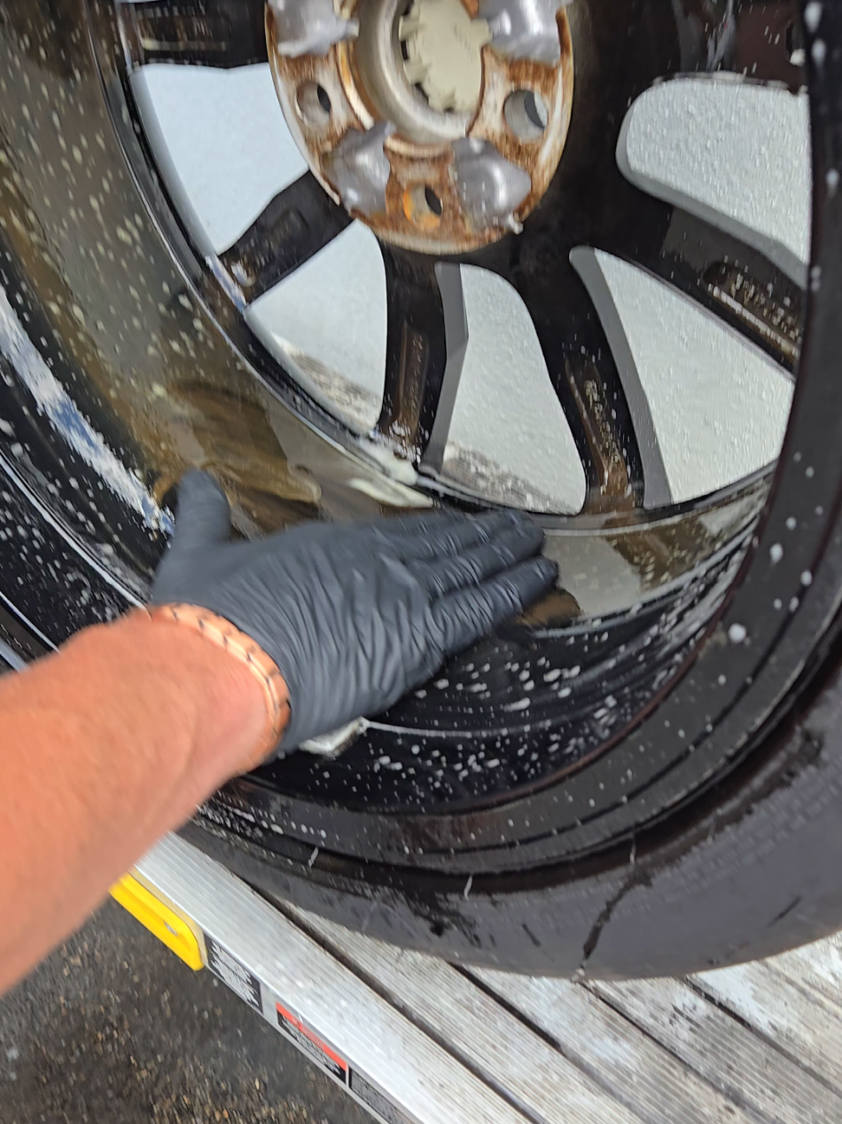 Dura Coating Technology​ Wheely Clean Concentrate - Professional Wheel Cleaner is made to remove the nasty brake dust and oxidation from chrome or aluminum surfaces ✨ Wheely Clean is NOT a degreaser, we are not removing grease or dirt 🚫 Wheely clean is not Purple Power, Dawn dish soap, Simple Green or any other degreaser amateurs use to clean wheels when in fact degreaser do a poor job cleaning wheels as they do NOT react and remove embedded brake dust! 🚫 Don’t forget to protect them with our Wheel Armor Nano after cleaning to reduce brake dust by up to 50% and stop that nasty build up🛡️ This is our most powerful and effective wheel cleaner to remove brake dust and oxidation buildup 💪 Available in Concentrated formula, and ready to use which is diluted 50%, HIGHLY EFFECTIVE wheel cleaner for a FAST & easy wheel cleaning. High performance formula will clean and brighten wheels and rims ✨ Made in USA 🇺🇸 #DealsForYouDays #wheelcleaner #detailing #detail #cardetailing #cardetail #detailer #detailers #detailproducts #wheelyclean #duracoatingtechnology #car #cars #truck #trucksofinstagram #trucks #chevy #dodge #ford #gmcsierra #truckdriver #trucker 