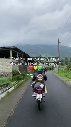 PEACE LOP N GAUL ❤️💛💚 #hondawin #neval #diengwonosobo #tourism #fyp 