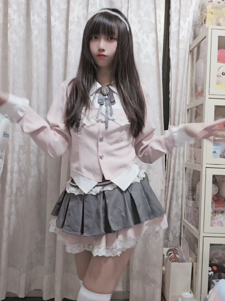 這個制服有貴族學校的感覺(。・`ω´・) #制服 #制服女子 #jk #流量 #おすすめ 