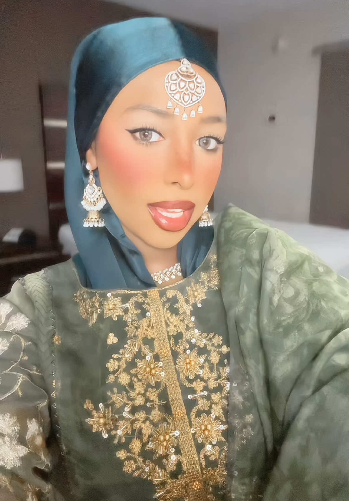 Teri meri 🥹💚 #desi #desiwedding #bollywood #indianwedding #terimeri 