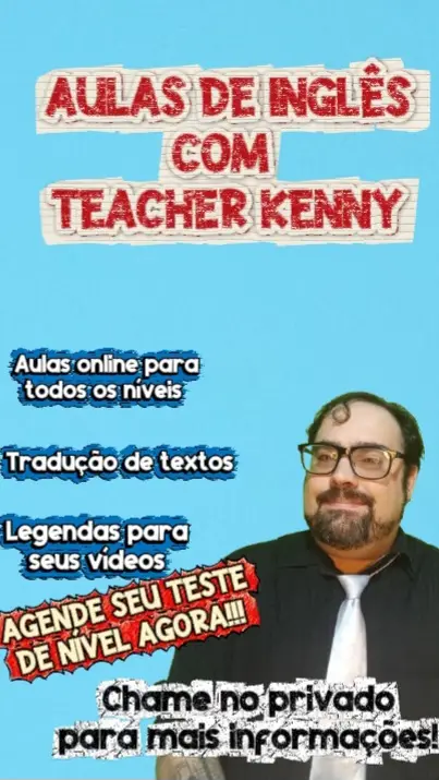 Aulas de inglês oine para todos os níveis com professor com mais de 15 anos de experiência. #aulasdeingles #aulasdeinglesparticular #inglesonline #inglesfacil #fyp