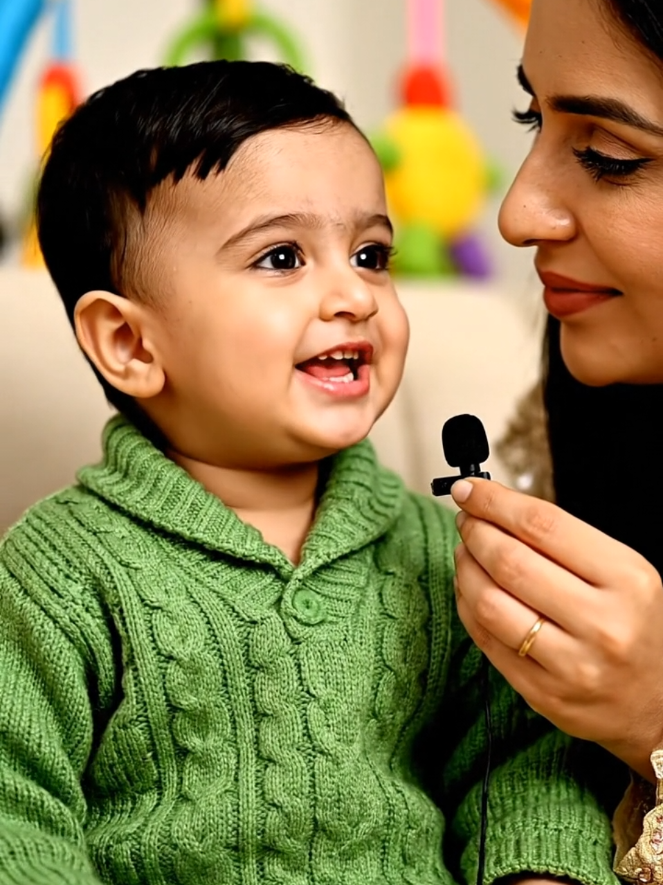Paisay Denay K Maamlay Me Nana Ziada Achay Hain 🥰❤️ Cute Baby Ai Interview 😀 #creatorsearchinsights #foryoupage #fyp #tiktok #viral 