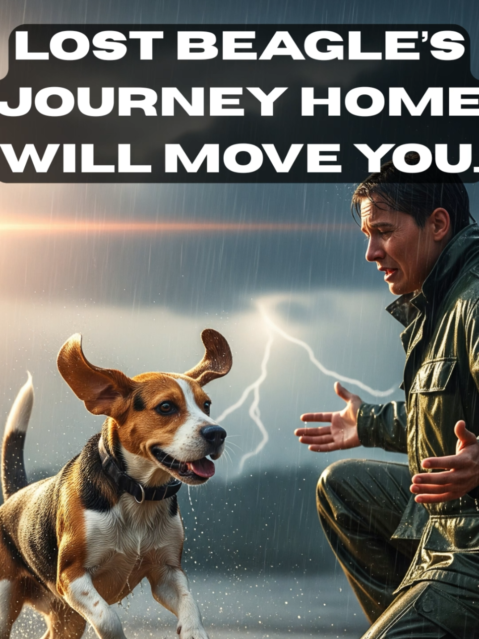 He crossed three states for the soldier who saved him. #Loyalty #Beagle #TrueStory 