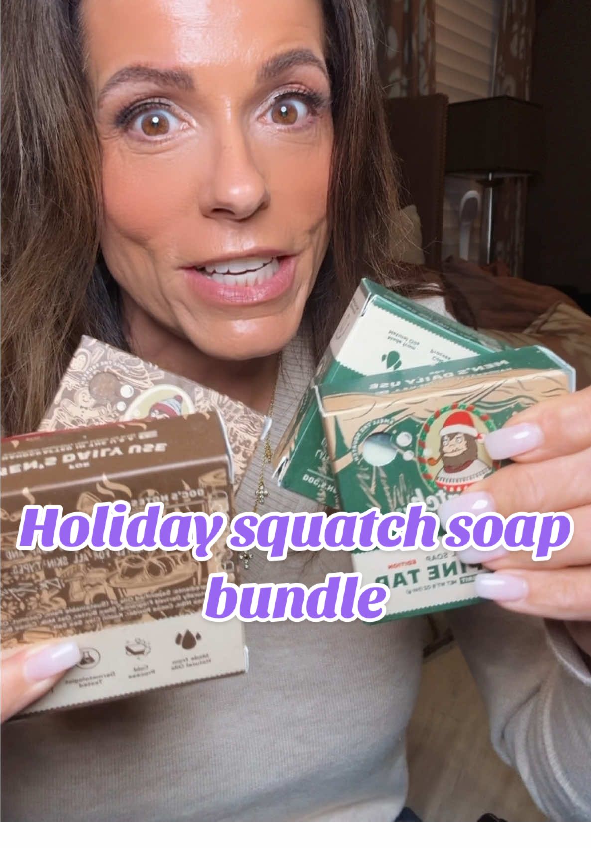 Smell like the holidays 🎄🧼 This limited edition 5-pack soap bundle brings festive freshness with every shower — the perfect stocking stuffer for him! #tiktokshopblackfriday #tiktokshopcybermonday #tiktokshopcreatorpicks #superbranddayBFCM #giftsforhim @Dr squatch 🧼 