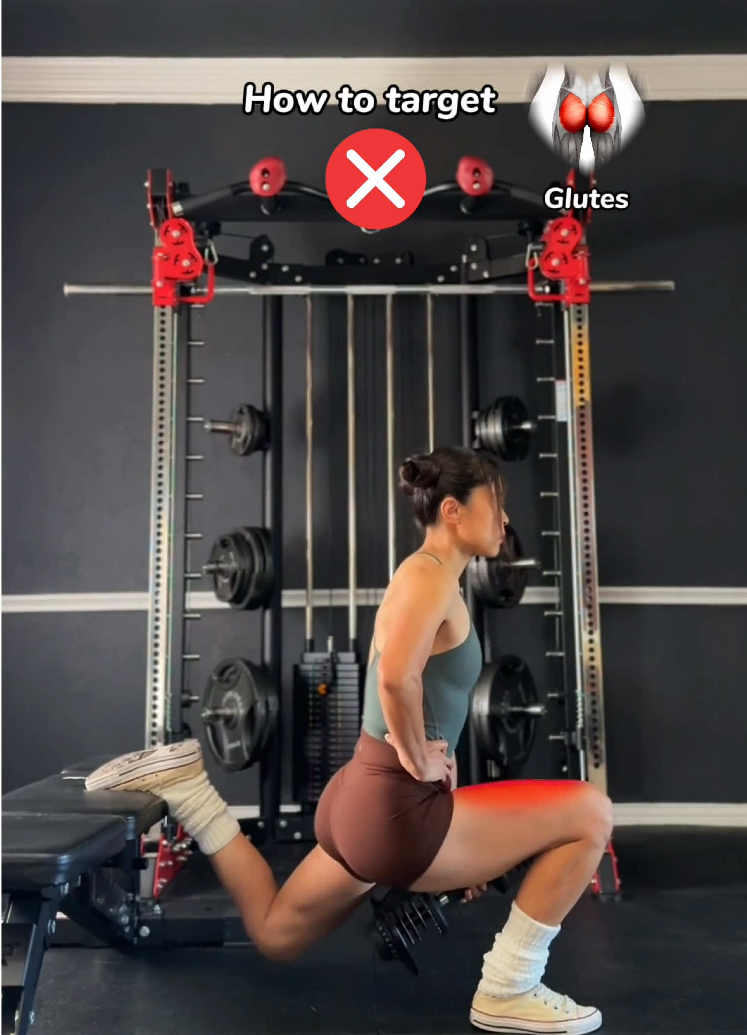 3 Exercises To Grow Your Glutes Adjust you form for better gains. 1. Bulgarian Split Squat 2.RDL 3. Sumo Squat 8-15 reps, 3 sets. #homeworkout #workoutathome #gluteworkout #legday #lowerbodvworkout      