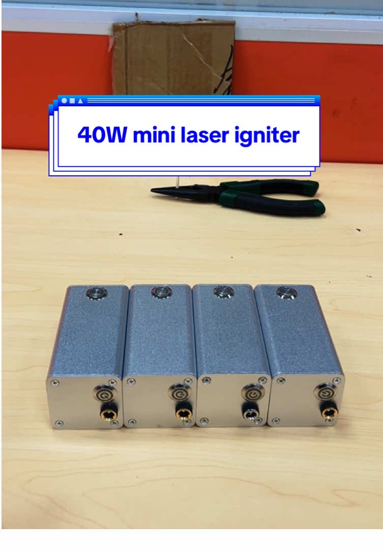 40W mini laser igniter#tiktok #laser #laserigniter #tools #DIY 