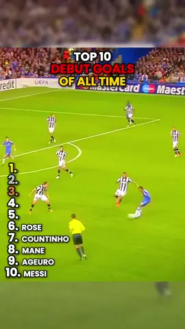 TOP 10 DEBUT GOALS OF ALL TIME PART 2 | #football #Soccer #grkftblranks 