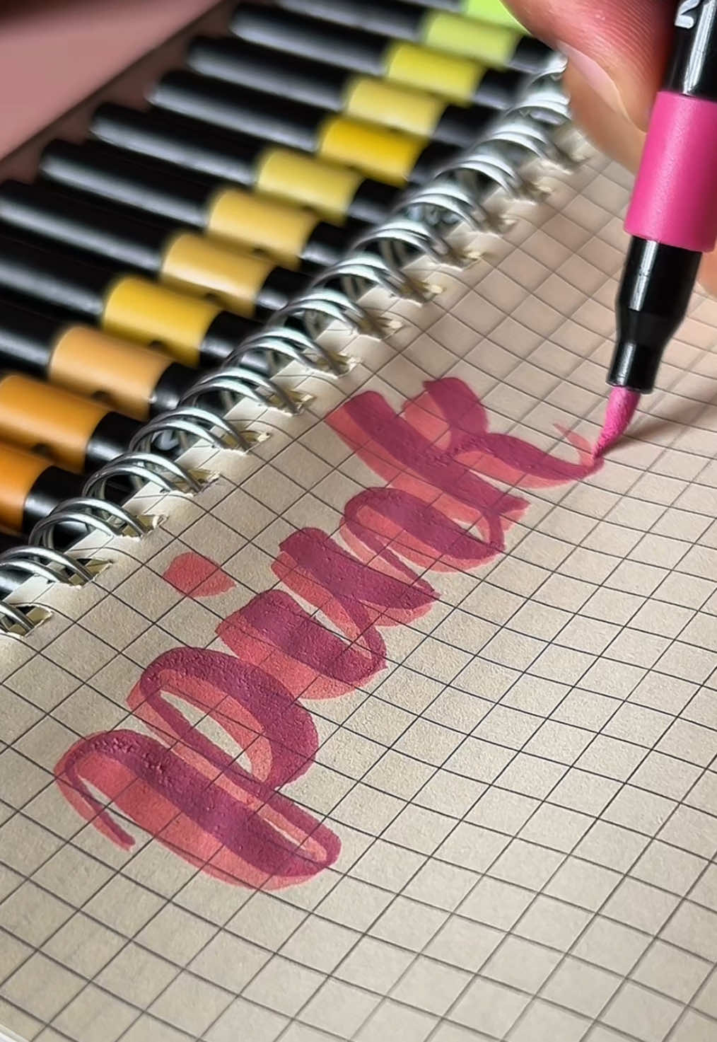 Pag yan nasira, bili ka ulet bago 😜 #acrylic #markers #calligraphy #notes #school 