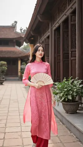 (TẶNG VÒNG) Áo dài Vân Chi form suông, chất liệu gấm mềm mại, BST áo dài Tết #aodaitet #aodai2026 #phucphaplinhdan 