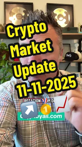 Crypto Market Update 11-11-2025 ↗️🥇📈 #cryptomarketupdate #crypto #bitcoin #stocks #xrp 