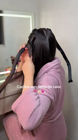 Cacheando cabelo liso 🎀✨ Modelador de cachos de cetim  Id MIIAM3-Q18U @Mercado Livre Moda  #cabelo #penteado #cachos #MercadoLivreModa #OMelhorDaBeleza