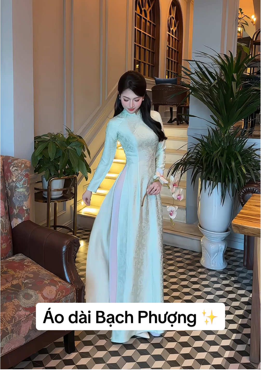 Áo dài Bạch Phượng 🌸🌱🌿☘️🌷✨✨✨#aodai #aodaitet #aodaitet2026 #aodaivietnam #aodaitruyenthong 
