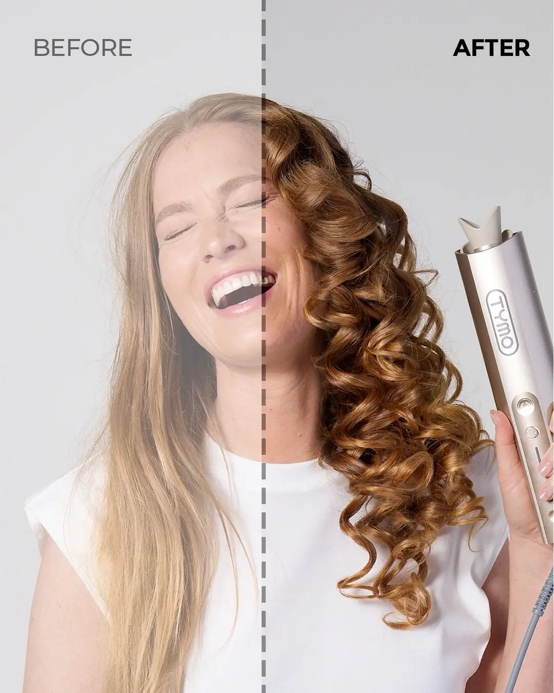 CURLPRO PLUS’ Before & After: The really really Bouncy curls. And you hair does look this silky smooth #tymo #tymobeauty #CurlsTYMO #TYMOSBD #SuperBrandDayBFCM 
