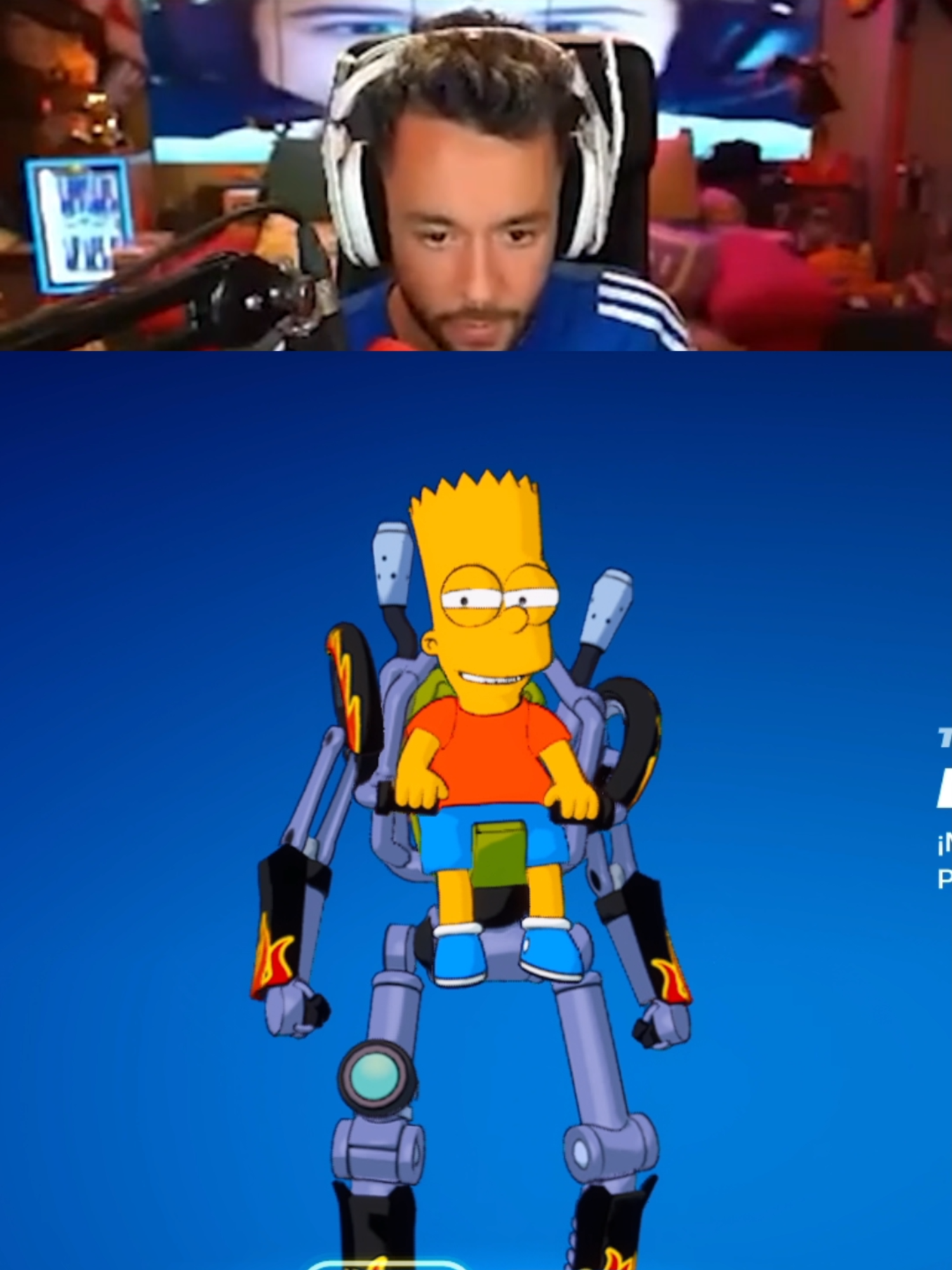 ✅ THEGREFG REVEALS SECRET TRICK TO GET FREE SKIN BART SIMPSON FORTNITE 🎁😨 #shorts #fortnite