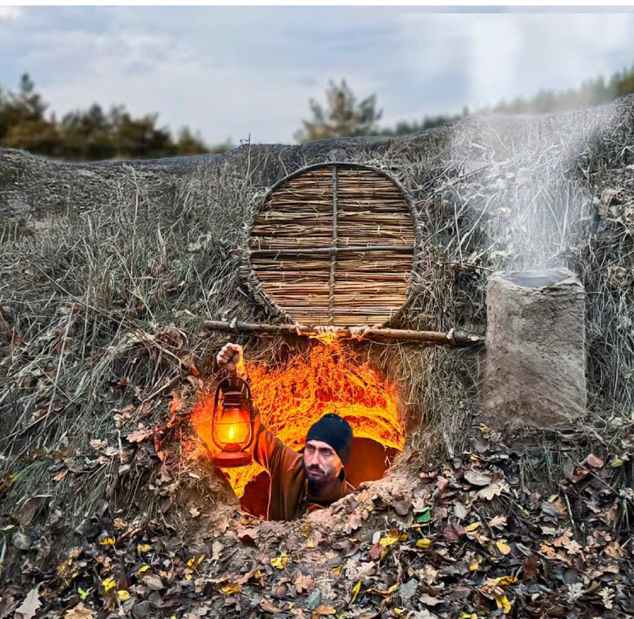 Build a safe shelter in the wilderness. Survival building skills #camping #survival #Outdoors #shelter #travel 