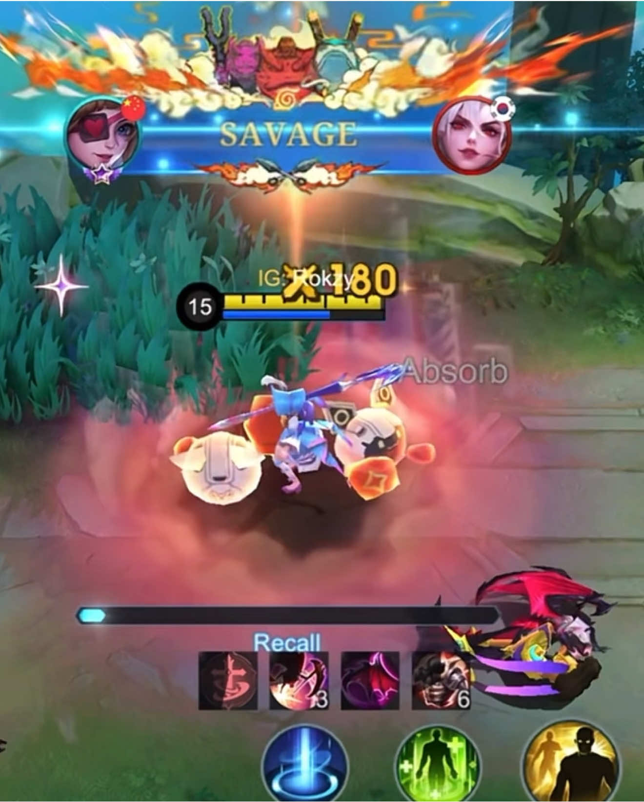 Craziest 1v5 🤯 #mlbbcreator #rokzyofficial #mlbbmyhero #2025myhero #mlbb 