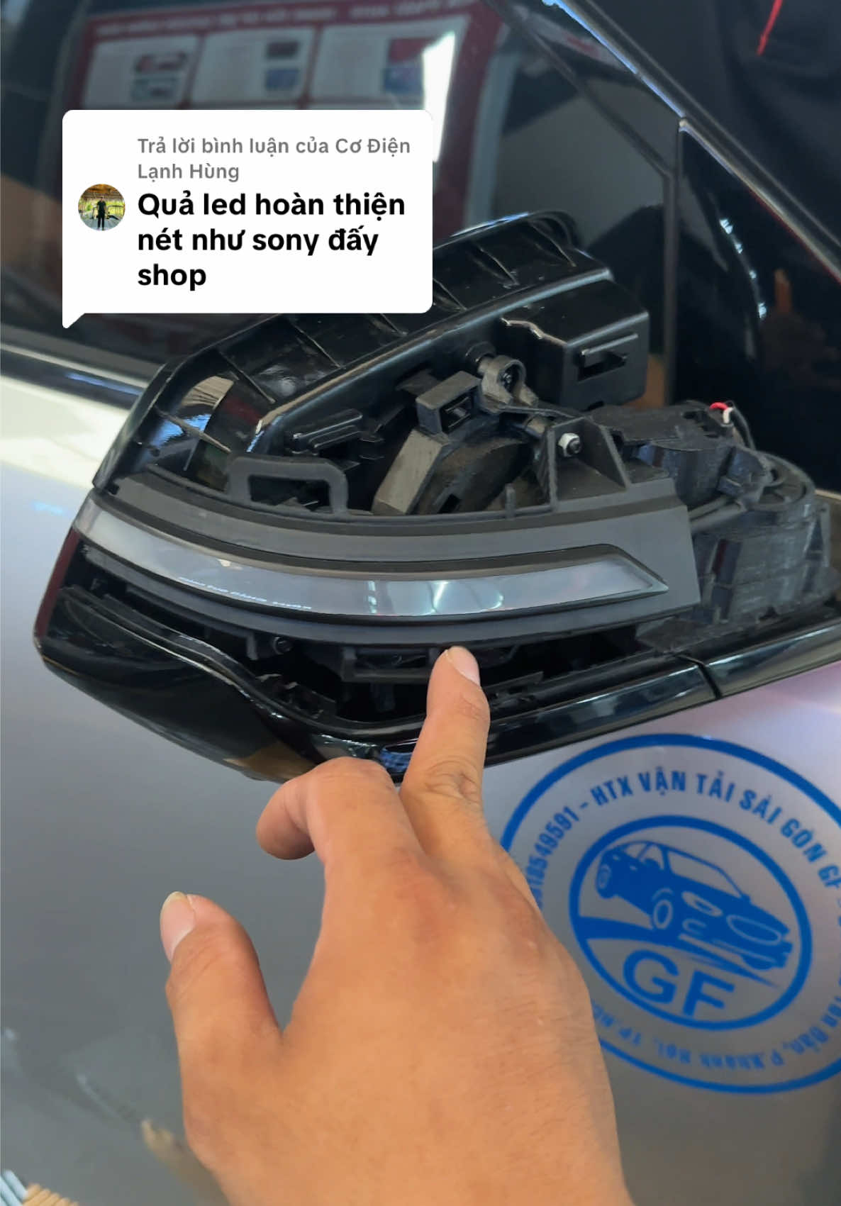 Trả lời @Cơ Điện Lạnh Hùng LimoGreen lên LED xi nhan gương cực sáng 💡 Nhìn là mê 😎 #Duc_doxe #ducktvtienphat🚘 #limogreen 