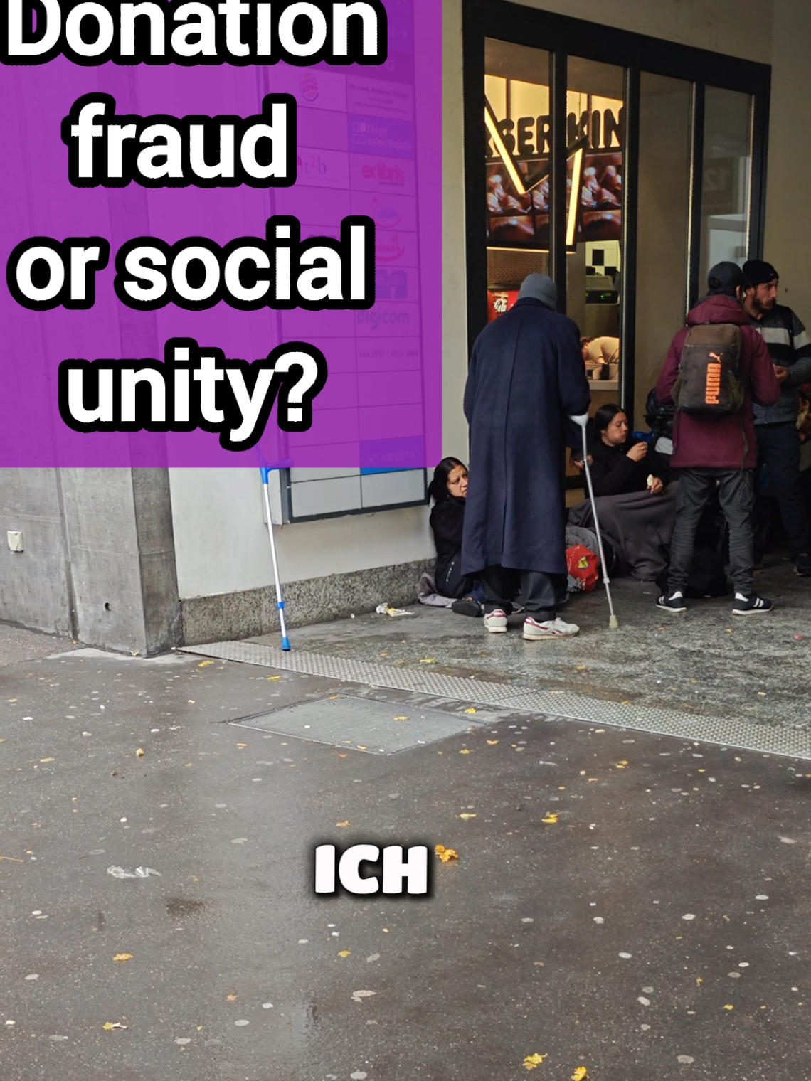 Donation fraud or social unity? Deutschland Das einzige Land auf der Welt in dem DAS möglich ist ? #scam #betrug #sozial 