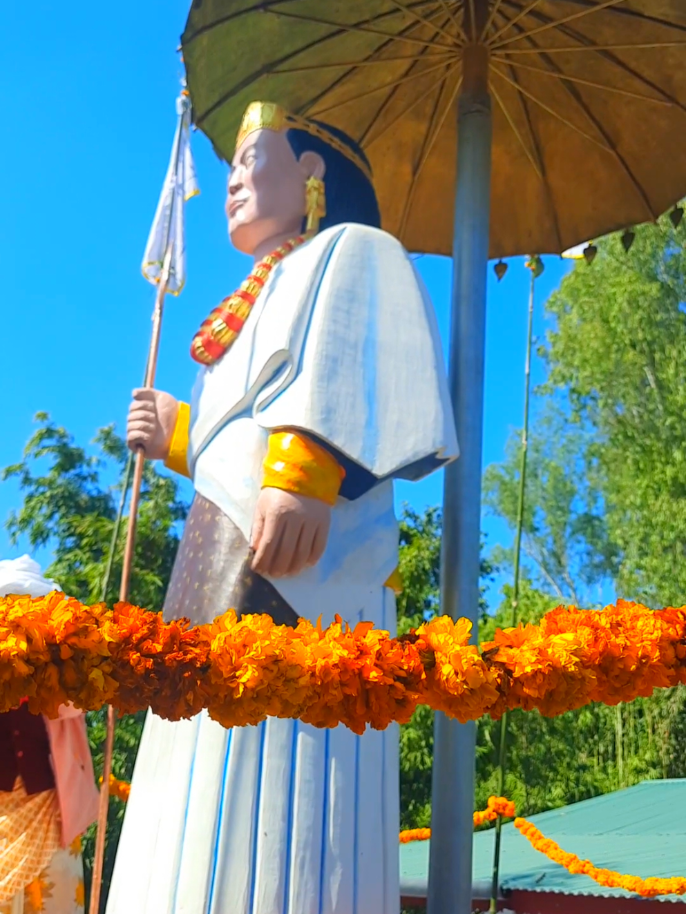 🙏१४१ औं फाल्गुनन्द जन्मजयन्तको अवसरमा गुरुको शालिक अनावरणमा धर्म गुरु आत्मानन्द र गुरु आमाको आगमन ।