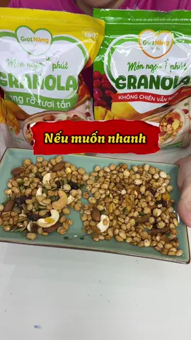 Granola ngũ cốc dinh dưỡng #ngahamina #granola #ngucocdinhduong 
