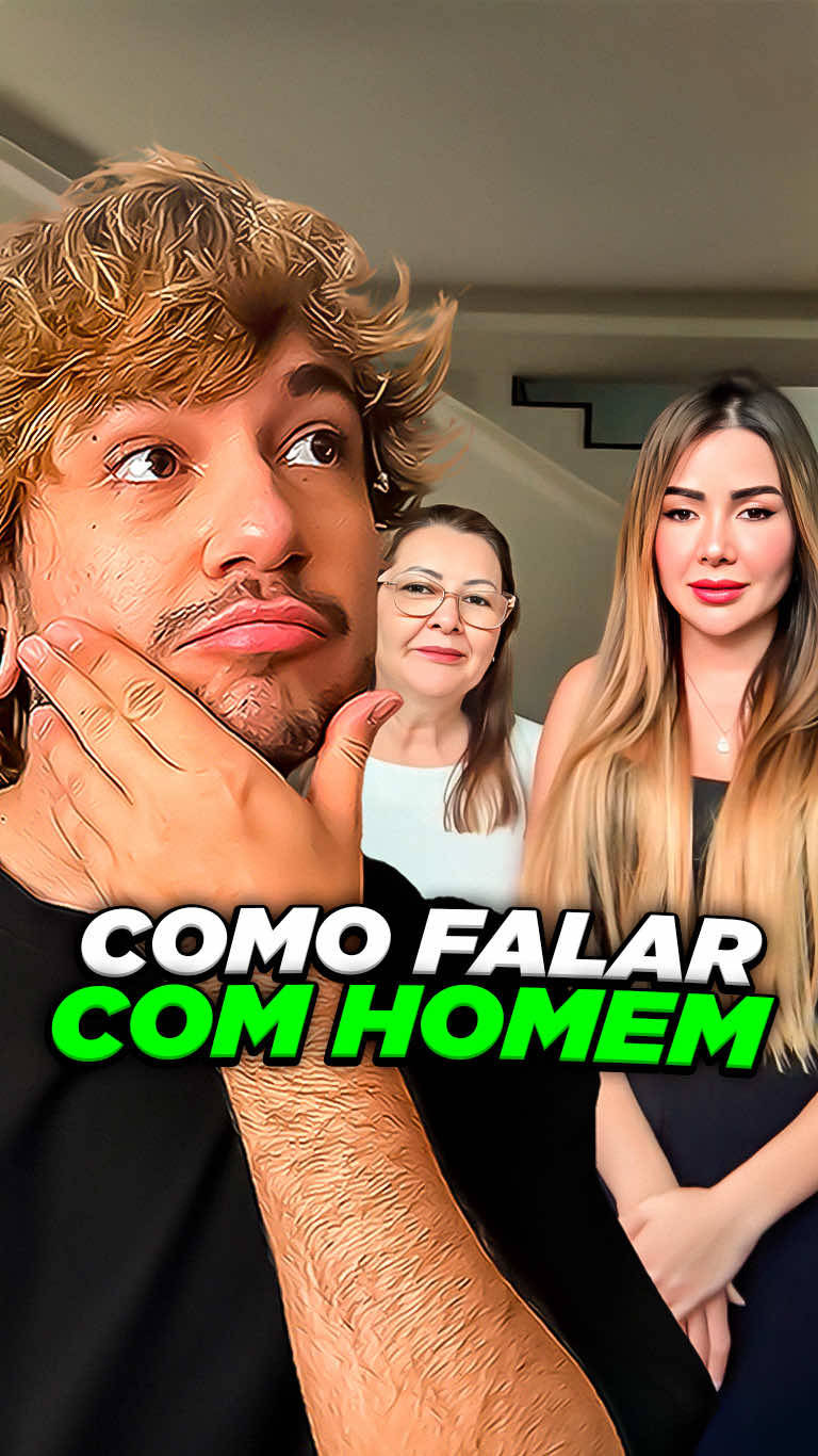 como falar com um homem @Misnay Assis #livedobrino #humor