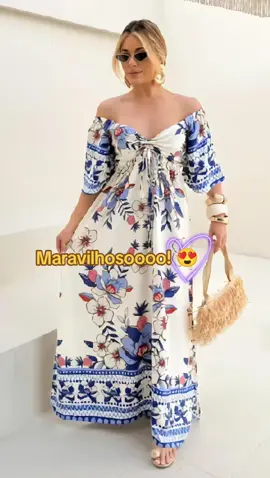 @surpresasemcena  Vestido Longo com Fendas Estampas Tropicais . É um achado maravilhoso 😍  #vestido #tropical #achados #mulher #compras 