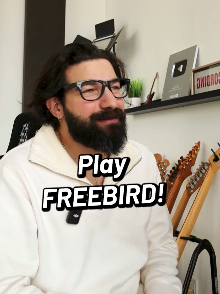 the most requested guitar solo.  #guitartok #guitarsolo #freebird #lynardskynard #rock 