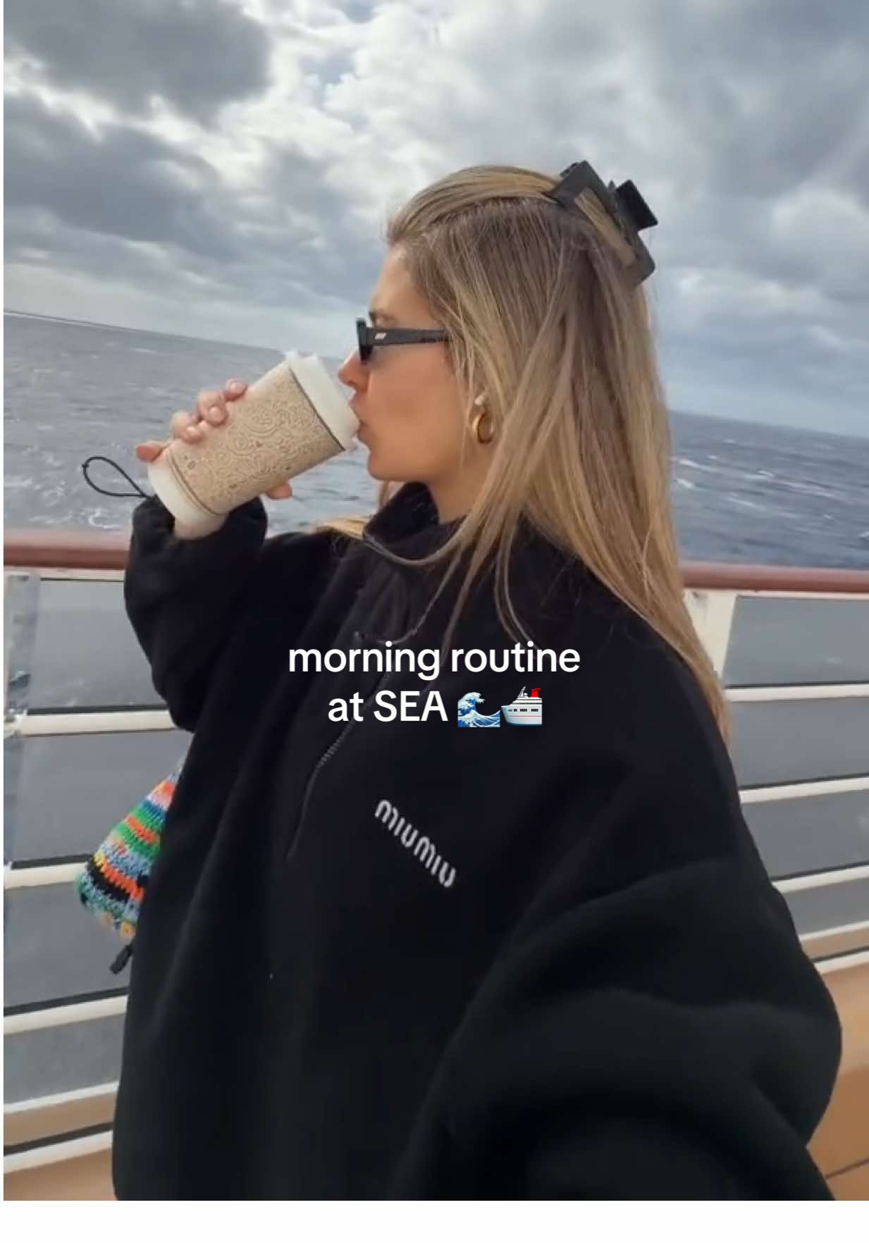 morning routine at SEA 🌊🛳️ disney cruise edition! @Disney Parks #DisneyDestiny 