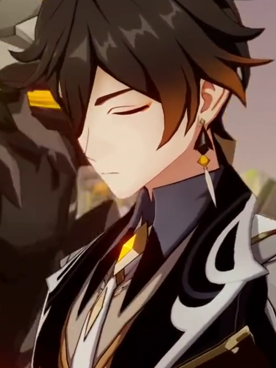 O Zhongli deu MUITO azar. #GenshinImpact #genshinimpactbrasil #zhongli 