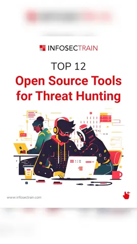 🕵️ Top 12 Open-Source Tools for Threat Hunting  Enhance your detection and response capabilities with the best open-source tools built for threat hunting, incident response, and SOC operations. From log analysis to endpoint visibility, these tools empower defenders to stay proactive against evolving cyber threats. #ThreatHunting #BlueTeam #CyberSecurity #InfoSec #SOC #IncidentResponse #OpenSource #SecurityTools #DigitalForensics #DFIR 