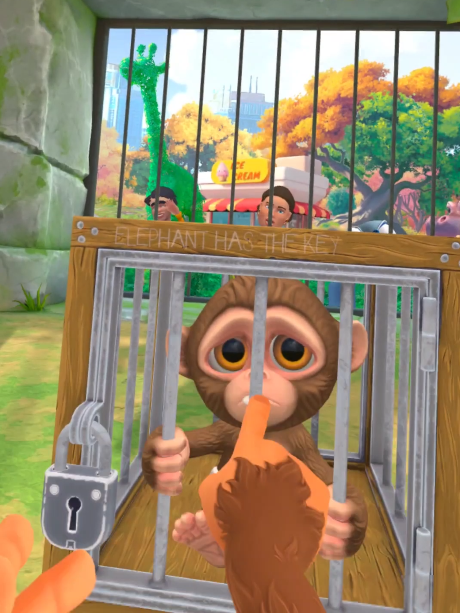 The monkey went too far #iammonkey #metaquest #vr #vrgames