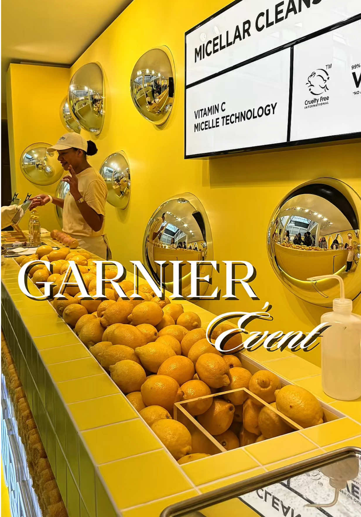 En partenariat avec GarnierSkincare Merci à @Garnier pour cette invitation incroyable 💛💛 #garnierskincare #garnierfr #popup #event #Vlog 