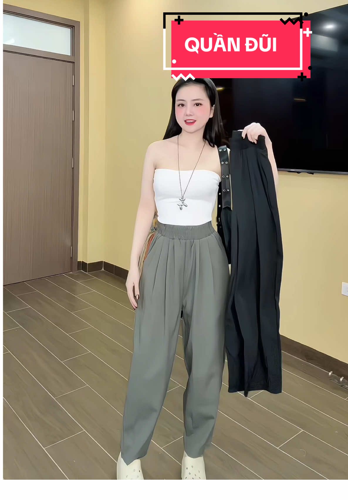 Mã quần hót hít vạn đơn của nhà e đây ạ . Lên phom lên dáng đẹp mê li #quan #quanduivanmay #thoitrangnu #virall #cungthuyreview 