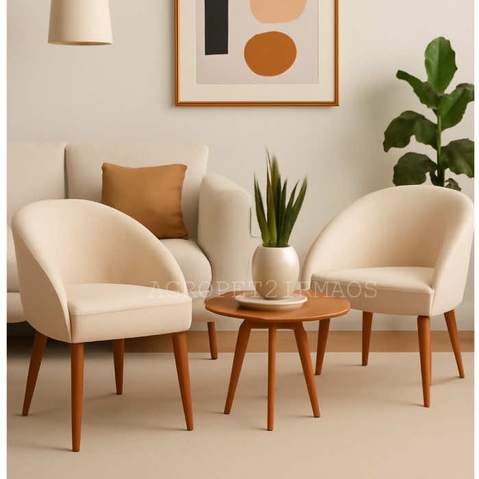 🌙✨ Elegância e conforto em dobro! Kit com 2 Cadeiras Lua 🪑.perfeitas pra sala, quarto, salão ou recepção, unindo estilo e sofisticação 😍 Transforme seu ambiente com design moderno! 💫 #BlackFriday #Decoração #CadeiraLua #EstiloEConforto