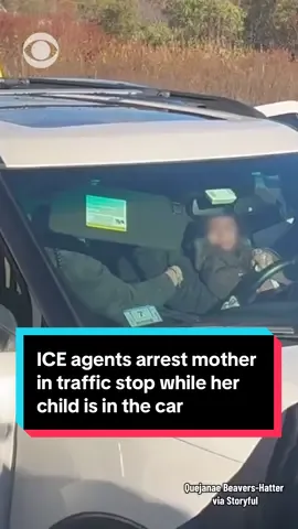 Witnesses were angry seeing a mother arrested by ICE agents during a traffic stop in Fitchburg, Massachusetts on November 6. DHS says the mother, whose husband and child was in the car, was the target of an ICE operation. The Department of Homeland Security described Juliana Milena Ojeda-Montoya as a “violent criminal illegal alien” from Ecuador who, in August, had “repeatedly stabbed her coworker with scissors” and “then threw a trash can” at the coworker. CBS News could not independently verify the claims. DHS issued a separate statement about the traffic stop, which said “officers informed Ojeda-Montoya they had a warrant for her arrest and requested she give the child to her husband,
