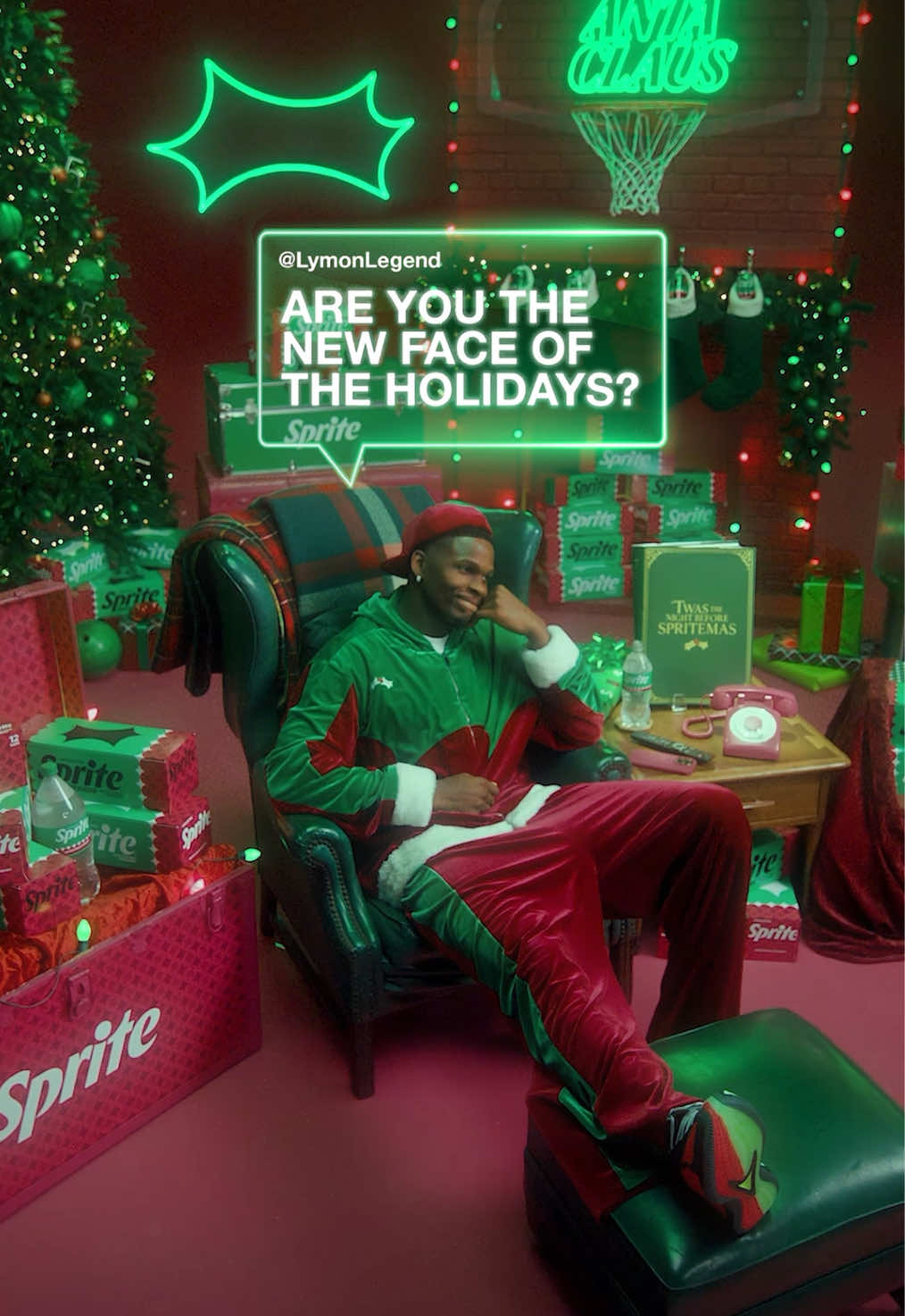 Anta Claus is taking over this season. @Anthony Edwards 