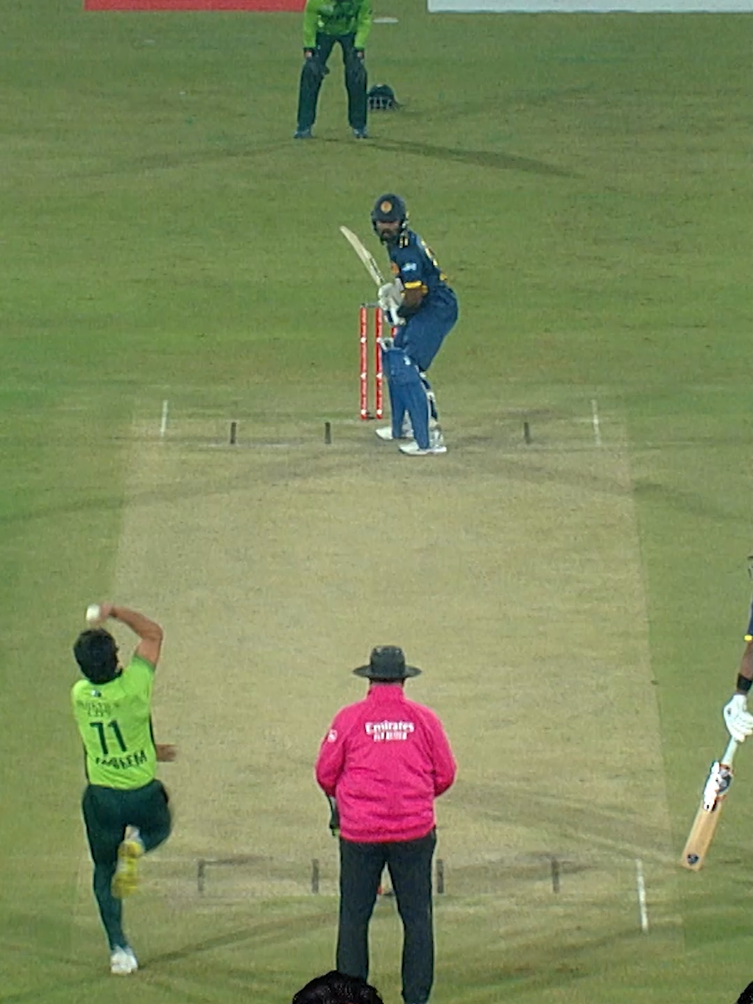 The bails go flying 💥 Naseem Shah with an outstanding delivery to rattle the stumps 🔥 📺 Watch live in the UK region, sign up now at https://live.pcb.com.pk  #PAKvSL | #JeetKaScene | #BackTheBoysInGreen #SportsOnTikTok