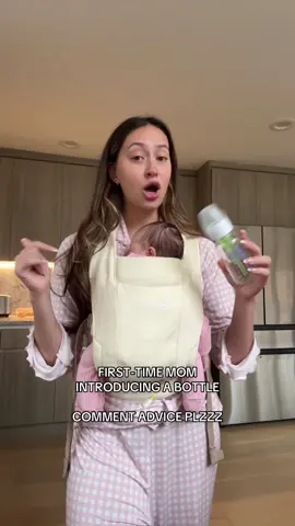 INTRODUCING A BOTTLE FIRST TIME. DROP ADVICE! #motherhood #bottlefeeding #breastfeeding #firsttimemom 