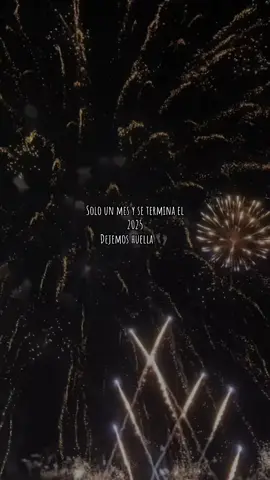En solo un mes y se termina el 2025 #baileinolvidable #badbunny #notepuedoolvidar #fuegosartificiales 