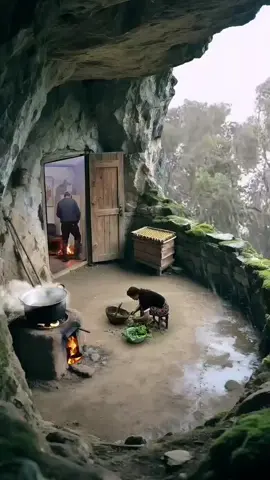 rain day 🌧️☔ and cabin life #foryou #forpage🤍✨ #viral_video 