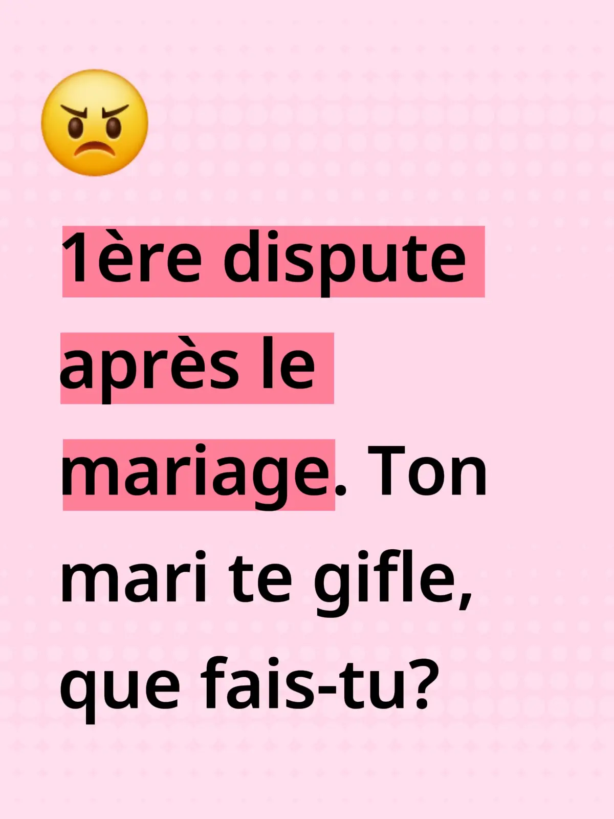 Les relations de couples sont pas faciles et sont souvent imprévisibles. Il y'a des situations qu'on ne s'imagine pas et quand ça arrive on ne sait pas forcément quoi faire. #mariage#couple#france#fypage 