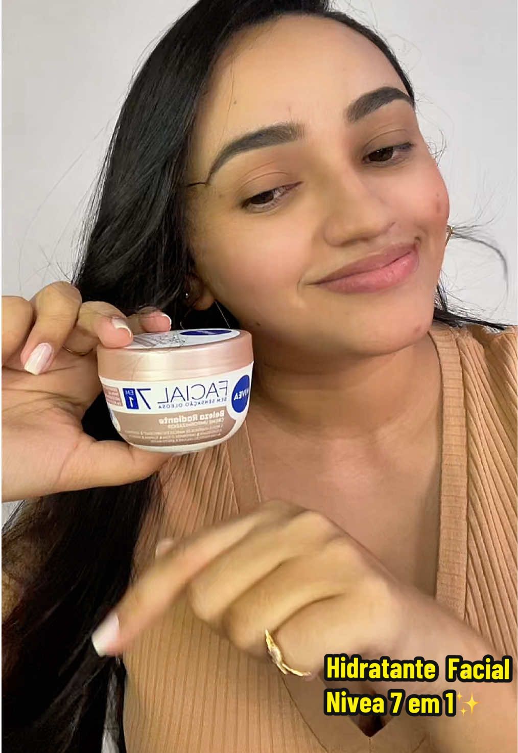 Hidratante Facial 7 em 1 NÍVEA ✨ #nivea #skincare 