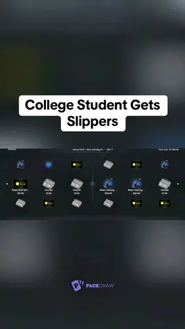 College Student Gets Slippers