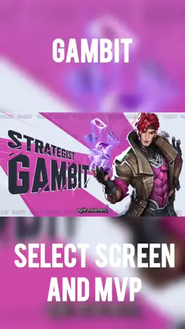 Gambit Select And MVP Screen #marvelrivals #rivals #gambit #gaming #GamingOnTikTok 