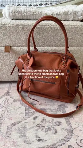Uhm this tote bag is so good?!? Literally identical to free people but a fraction of the price!! 🙌🏻✨🫣 #emersontotebag #freepeople #amazonfinds #amazonfashionfinds #amazonfavorites 
